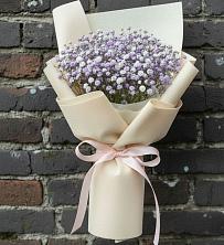 Букет цветов из:  Гипсофила в Еремизино-Борисовской