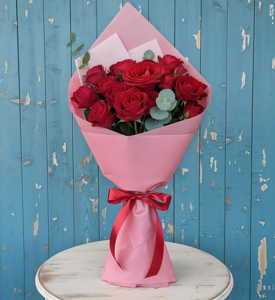 Букет цветов из: Розы в Еремизино-Борисовской