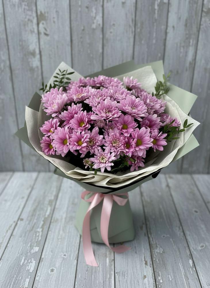 Букет цветов из: Хризантемы в Еремизино-Борисовской