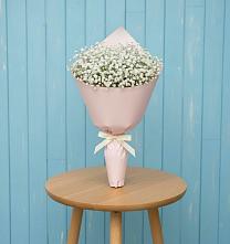 Букет цветов из:  Гипсофила в Еремизино-Борисовской