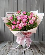 Букет Розовый кустик в Еремизино-Борисовской