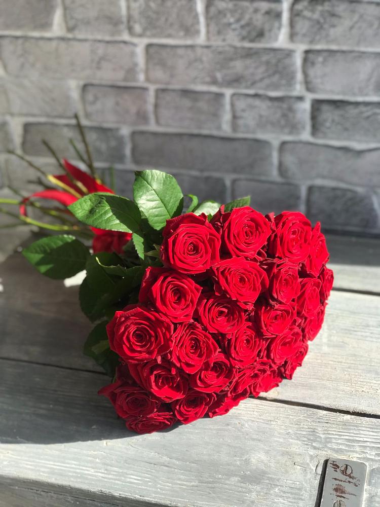 Букет Красные розы Фридом в Еремизино-Борисовской