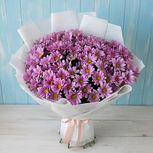 Букет цветов из:  Хризантемы #REPLACE_PRED# Еремизино-Борисовской