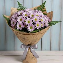 Букет цветов из:  Хризантемы в Еремизино-Борисовской