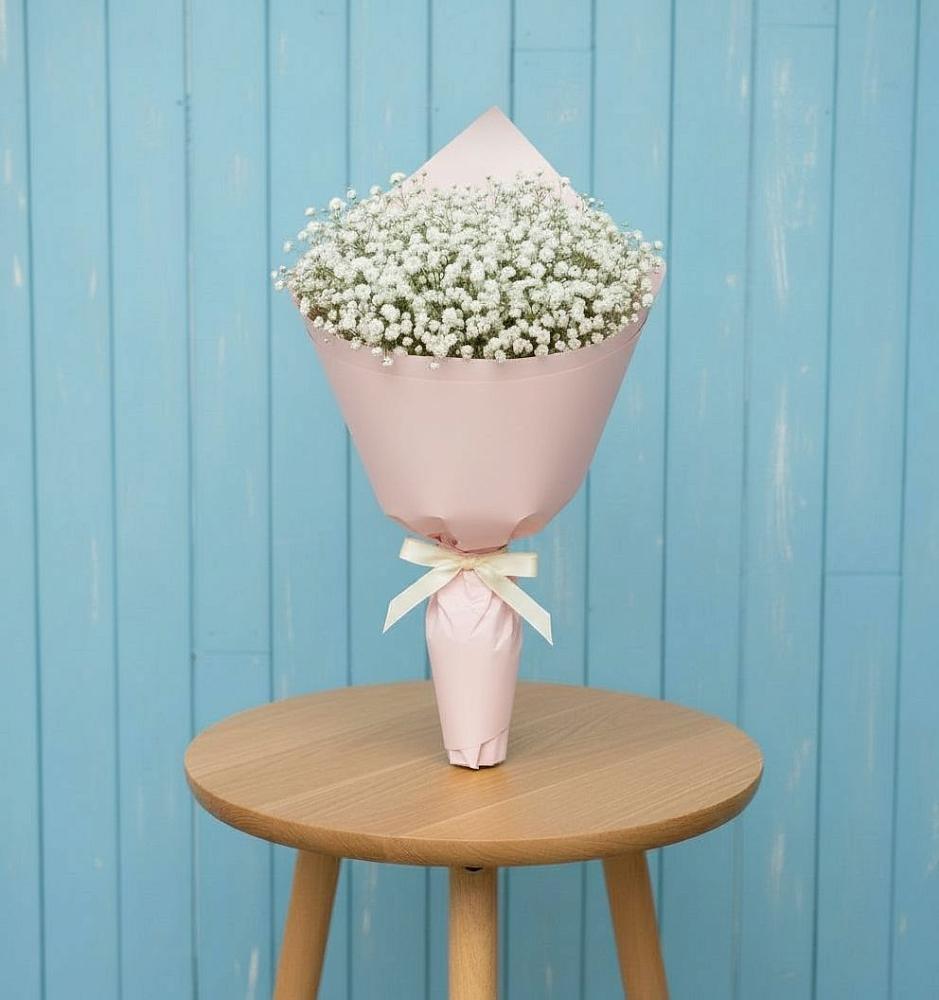 Букет цветов из: Гипсофила в Еремизино-Борисовской