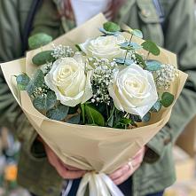 Букет цветов из:  Розы #REPLACE_PRED# Еремизино-Борисовской
