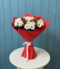 Букет цветов из:  Хризантемы #REPLACE_PRED# Еремизино-Борисовской