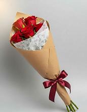 Букет цветов из:  Розы в Еремизино-Борисовской