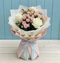 Букет цветов из:  Розы #REPLACE_PRED# Еремизино-Борисовской