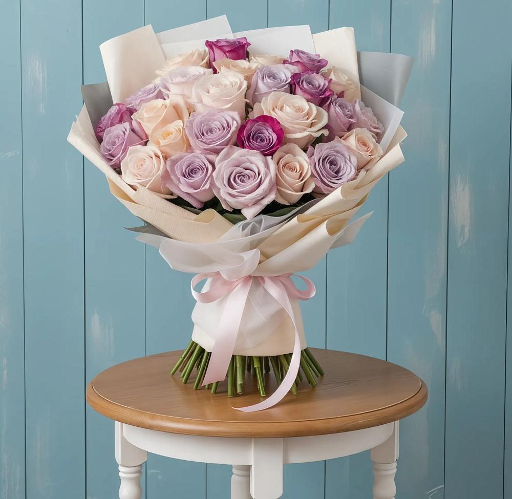 Букет цветов из: Розы в Еремизино-Борисовской