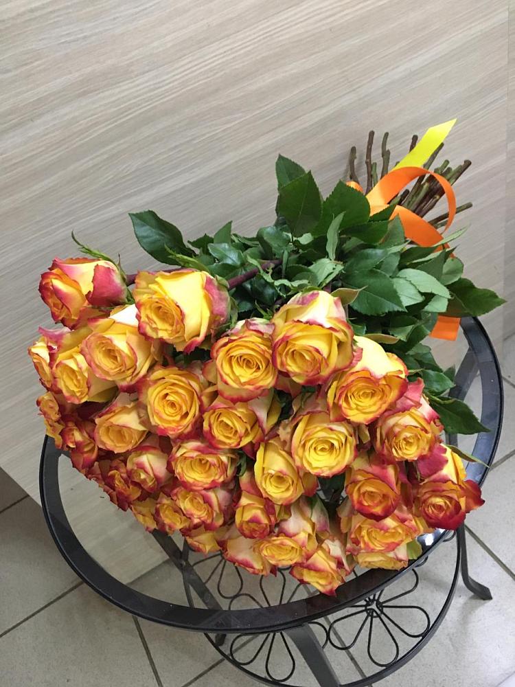 Букет Желтые розы в Еремизино-Борисовской