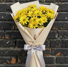 Букет цветов из:  Хризантемы в Еремизино-Борисовской
