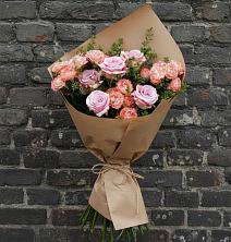 Букет цветов из:  Розы в Еремизино-Борисовской