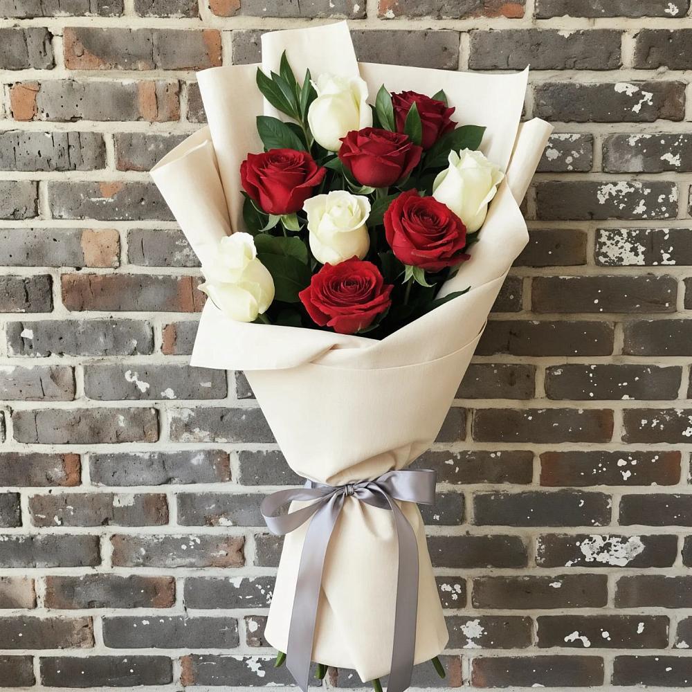 Букет цветов из: Розы в Еремизино-Борисовской