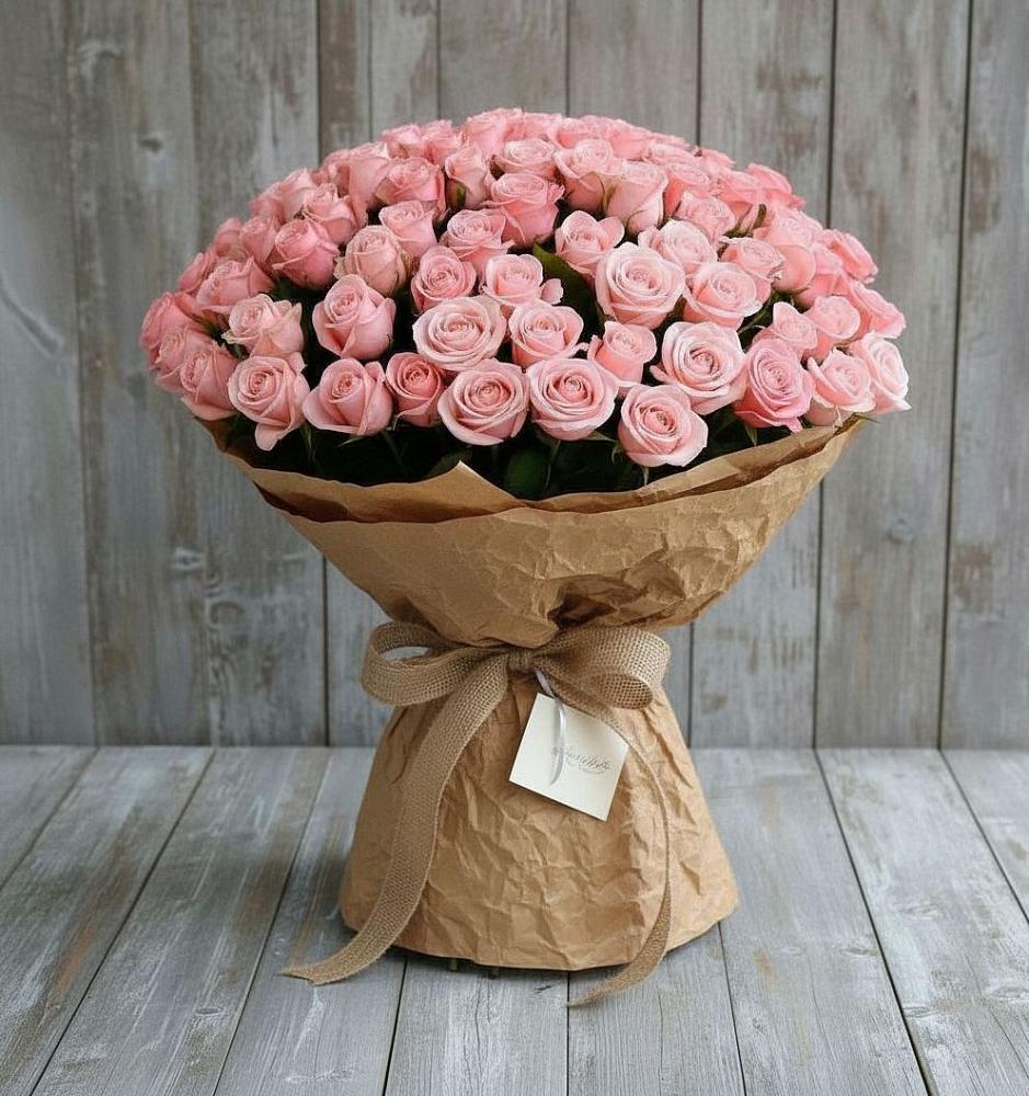 Букет 151 Роза Роуз в Еремизино-Борисовской