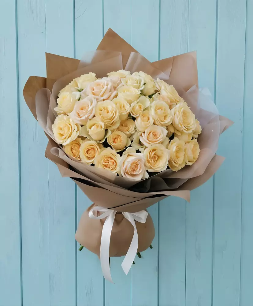 Букет Кремовое облако в Еремизино-Борисовской