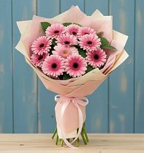 Букет цветов из:  Герберы в Еремизино-Борисовской