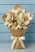 Букет цветов из:  Орхидеи и Розы в Еремизино-Борисовской